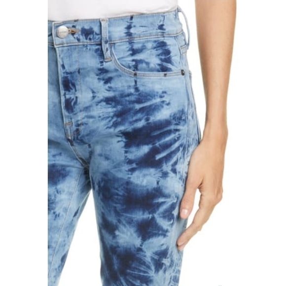 𝅺FRAME Le High Skinny Tie Dye Denim Jeans sz. 24 - Picture 7 of 11